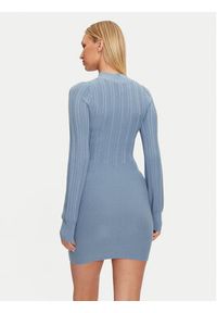 Guess Sukienka dzianinowa Livia W4BK08 Z2V42 Niebieski Regular Fit. Kolor: niebieski. Materiał: syntetyk #5