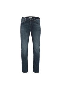 Jeansy Jack & Jones Mike 551 niebieski denim. Kolor: niebieski. Materiał: denim, jeans. Sport: skateboard #1