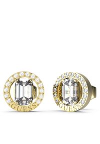Guess Kolczyki JUBE04 654JW Złoty. Materiał: metalowe. Kolor: złoty