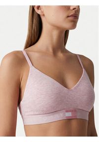 TOMMY HILFIGER - Tommy Hilfiger Biustonosz braletka UW0UW05715 Różowy jasny. Kolor: różowy. Materiał: bawełna #2