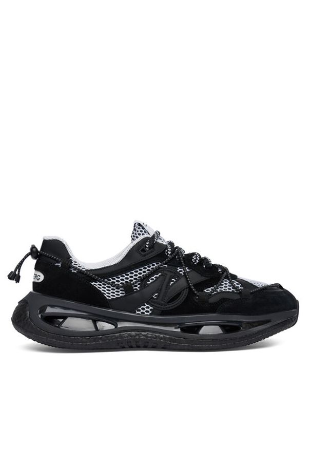 Iceberg Sneakersy Space IU185503 Czarny. Kolor: czarny. Materiał: skóra
