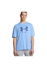 Koszulka męska Under Armour HW OS Branded. Kolor: niebieski #1