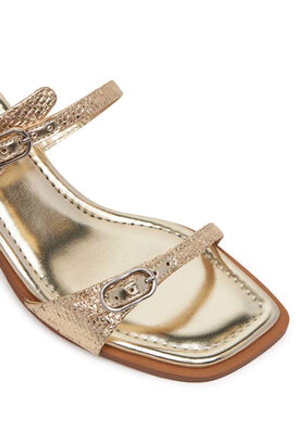 Aldo Klapki Maymay 14028463 Złoty. Kolor: złoty. Materiał: skóra