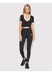 Adidas - adidas T-Shirt adicolor Classics HC2040 Czarny Slim Fit. Kolor: czarny. Materiał: bawełna #5