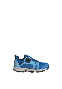 Adidas - Buty trailowe dla dzieci adidas Terrex Agravic Boa. Kolor: czarny, niebieski, wielokolorowy. Model: Adidas Terrex. Sport: bieganie