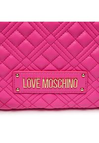 Love Moschino - LOVE MOSCHINO Plecak JC4015PP1ILA0615 Różowy. Kolor: różowy. Materiał: skóra #4