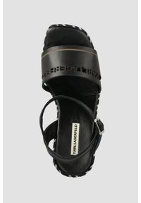 Karl Lagerfeld - KARL LAGERFELD Czarne sandały Gable, Rozmiar 39. Kolor: czarny #2