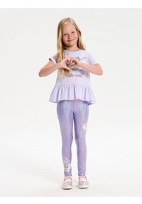 Sinsay - Połyskujące legginsy L.O.L Surprise - srebrny. Kolor: srebrny
