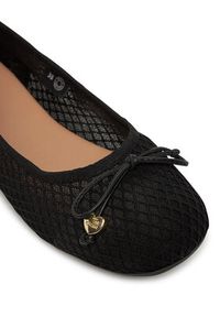 Love Moschino - LOVE MOSCHINO Baleriny JA11051G0MIQ0000 Czarny. Kolor: czarny. Materiał: materiał #9