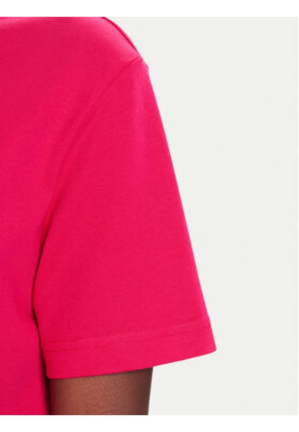 Calvin Klein Jeans T-Shirt Hero Classic LV047B865G Różowy Regular Fit. Kolor: różowy. Materiał: bawełna