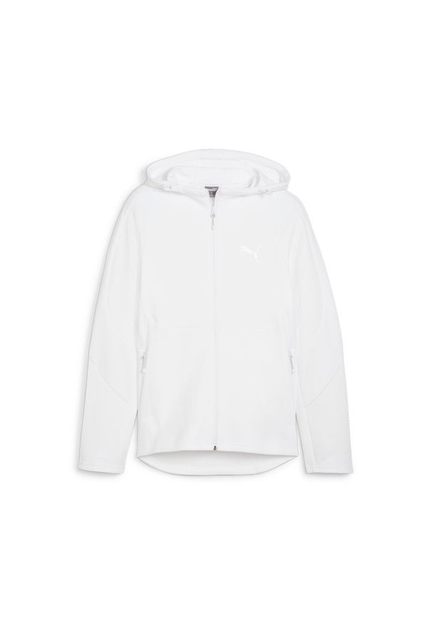 Bluza Sportowa Męska Puma Evostripe Fz Dk. Kolor: biały