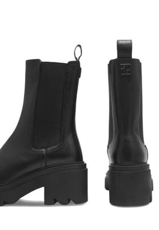 Gino Rossi Botki CIRCE-RST-02G Czarny. Kolor: czarny. Materiał: skóra