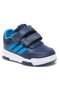Adidas - adidas Buty Tensaur Sport 2.0 CF I GW6458 Granatowy. Kolor: niebieski. Materiał: skóra