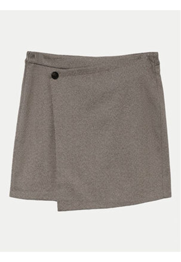 Vero Moda Spódnica mini Kawi 10319663 Beżowy Regular Fit. Kolor: beżowy. Materiał: syntetyk