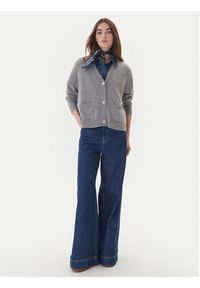 Weekend Max Mara Kardigan Ombra 2525346012 Szary Relaxed Fit. Kolor: szary. Materiał: kaszmir #3