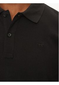 Mustang Polo Pierre 1016295 Czarny Slim Fit. Typ kołnierza: polo. Kolor: czarny. Materiał: bawełna #4