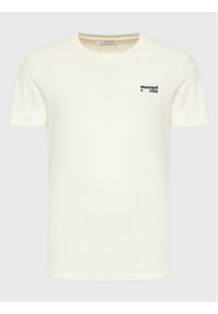MANUEL RITZ - Manuel Ritz T-Shirt 3332M552 223848 Beżowy Regular Fit. Kolor: beżowy. Materiał: bawełna #1