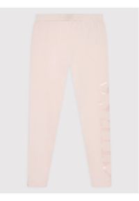 Guess Legginsy J2YB01 J1313 Różowy Slim Fit. Kolor: różowy. Materiał: bawełna