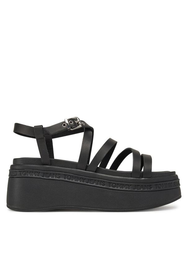 Sandały Tommy Jeans. Kolor: czarny