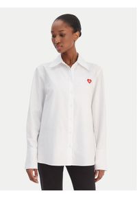 Hugo - HUGO Koszula Erselia 50556398 Biały Regular Fit. Kolor: biały. Materiał: bawełna #1