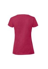 FRUIT OF THE LOOM - Koszulka Damska Iconic 190. Kolor: różowy. Sport: turystyka piesza