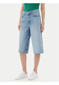 only - ONLY Szorty jeansowe Hope 15344292 Niebieski Loose Fit. Kolor: niebieski. Materiał: bawełna
