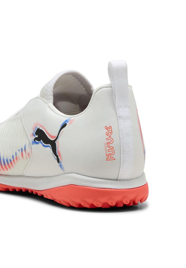 Puma - Młodzieżowe buty piłkarskie FUTURE 8 MATCH TT Mid bez sznurowadeł PUMA. Kolor: czerwony, biały, wielokolorowy, czarny. Sport: piłka nożna