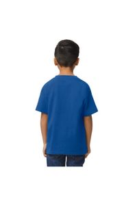 GILDAN - Koszulka Dziecięca Softstyle Midweight T-shirt. Kolor: niebieski. Sport: turystyka piesza