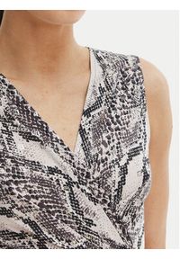 Morgan Sukienka letnia 261-RVIP Beżowy Slim Fit. Kolor: beżowy. Materiał: syntetyk. Sezon: lato #4