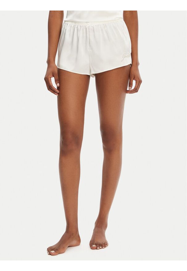 Juicy Couture Szorty piżamowe JCLHS125512 Écru Regular Fit. Materiał: syntetyk