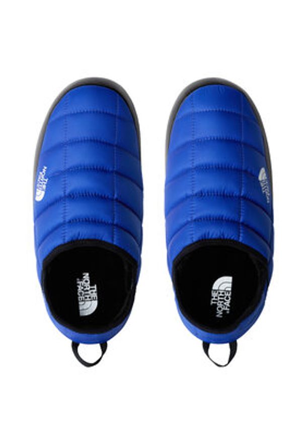 The North Face Kapcie M Thermoball Traction Mule V NF0A3UZNG781 Niebieski. Kolor: niebieski. Materiał: materiał