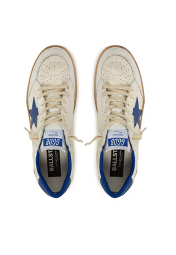 GOLDEN GOOSE - Golden Goose Sneakersy Ball Star GMF00117.F002198.10327 Écru. Materiał: skóra