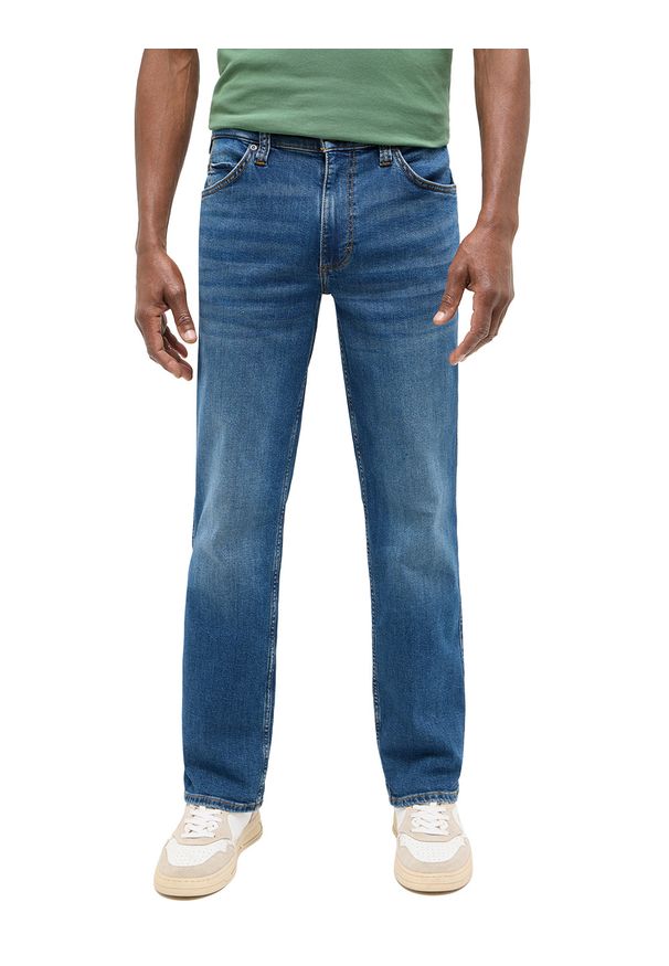 Męskie Spodnie Jeansowe Mustang Style Tramper Straight Denim Blue 1016331 5000 622