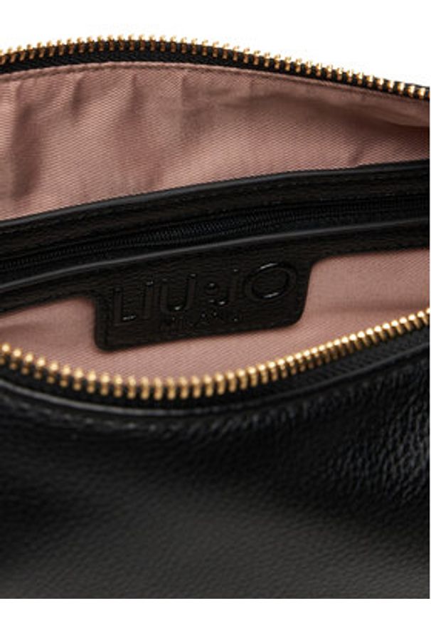 Liu Jo Torebka Esc M Hobo AF5133 E0058 Czarny. Kolor: czarny. Materiał: skórzane