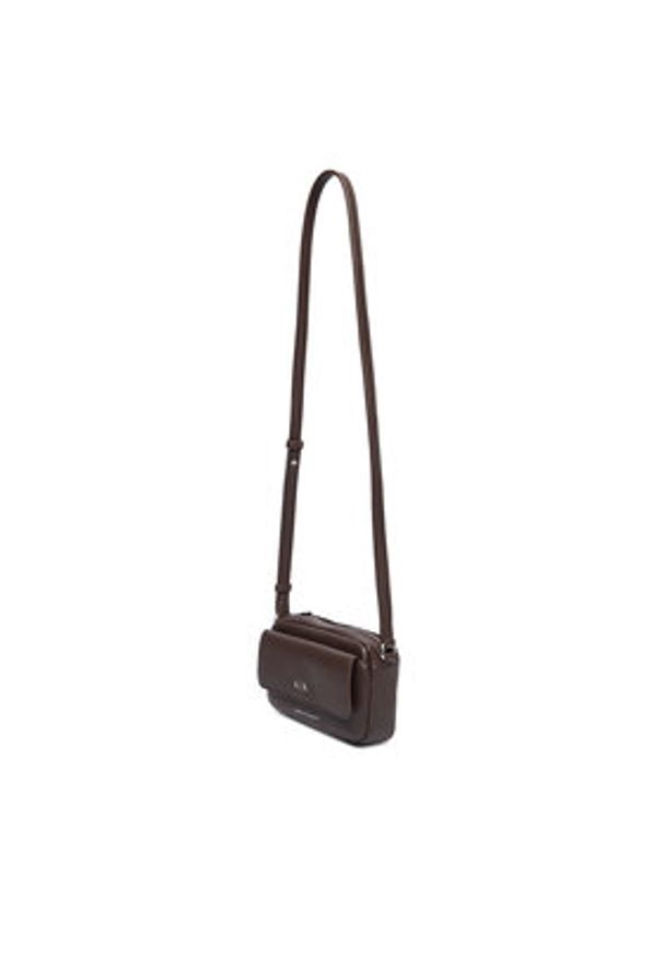 Armani Exchange Torebka XW001547 AF17019 U6304 Brązowy. Kolor: brązowy. Materiał: skórzane