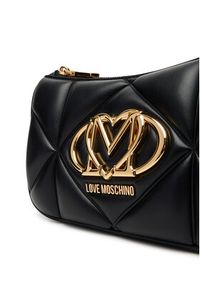 Love Moschino - LOVE MOSCHINO Torebka JC4083PP1NLC0000 Czarny. Kolor: czarny. Materiał: skórzane
