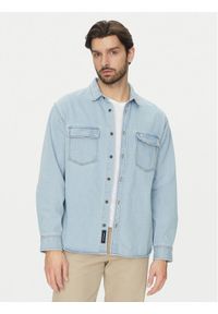 Vans Koszula jeansowa VN000M12IYR1 Niebieski Regular Fit. Kolor: niebieski. Materiał: bawełna #1