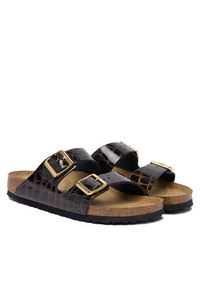 Birkenstock Klapki Arizona 1032864 Czarny. Kolor: czarny. Materiał: lakier, skóra #4