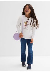 bonprix - Bluzka z długim rękawem z elastycznej mieszanki bawełny organicznej (2 szt.). Kolor: biały. Materiał: bawełna. Długość rękawa: długi rękaw. Długość: długie #2