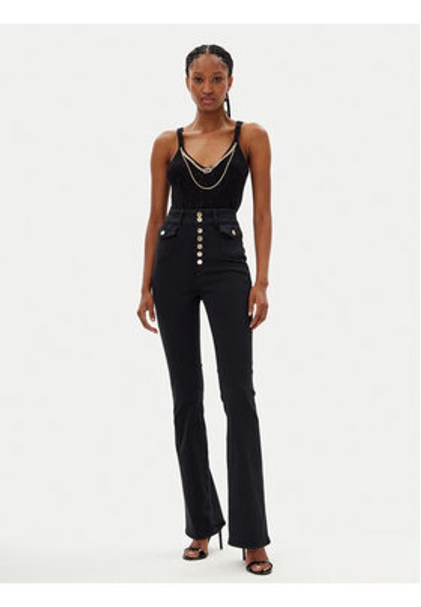 MET Jeansy M10 253PT Czarny Regular Fit. Kolor: czarny