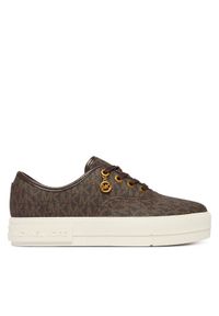 MICHAEL Michael Kors Sneakersy Lindsey 43T6LDFS1B Brązowy. Kolor: brązowy. Materiał: skóra #1