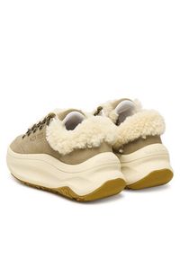 Moon Boot Sneakersy Moon247 City Shearling 80D2490040 Brązowy. Kolor: brązowy. Materiał: zamsz, skóra #6