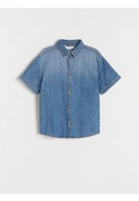 Reserved - Jeansowa koszula - niebieski. Kolor: niebieski. Materiał: jeans #1