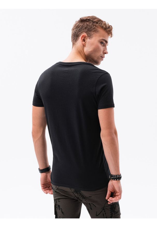 Czarny t-shirt Ombre Clothing