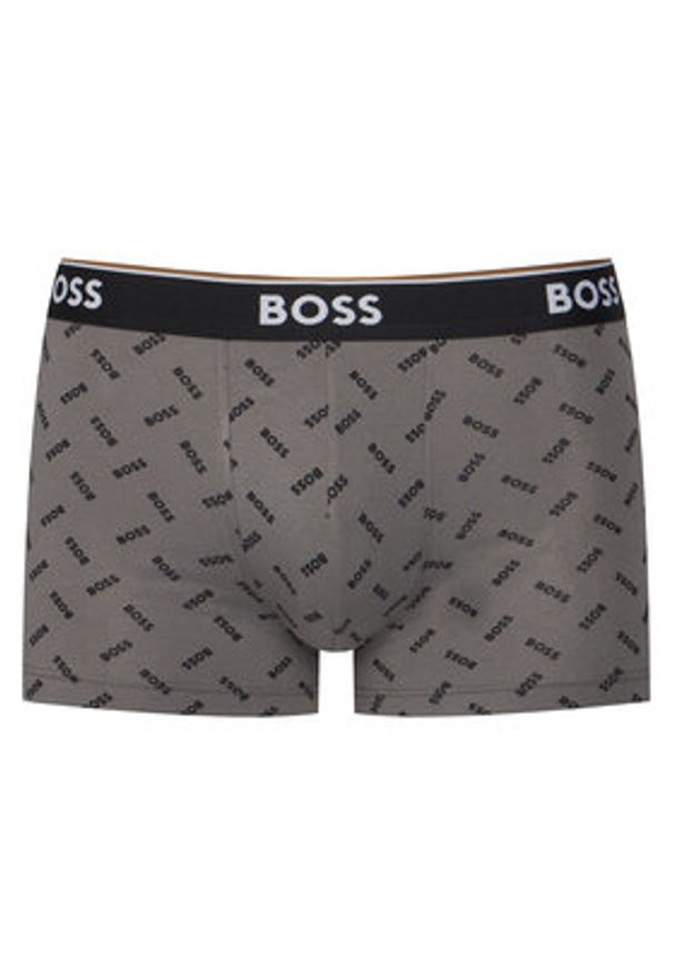 BOSS Komplet bokserek 50554443 Szary. Kolor: szary. Materiał: bawełna