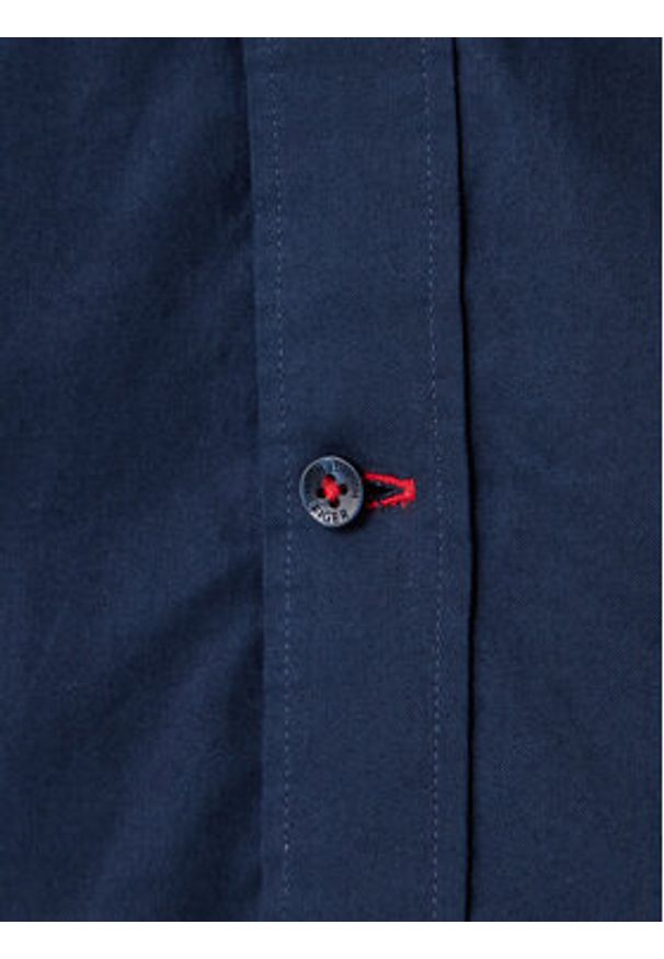 TOMMY HILFIGER - Tommy Hilfiger Koszula MW0MW40529 Granatowy Regular Fit. Kolor: niebieski. Materiał: bawełna