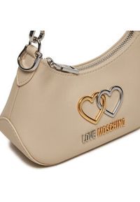 Love Moschino - LOVE MOSCHINO Torebka JC4075PP1LL1011A Beżowy. Kolor: beżowy. Materiał: skórzane #6