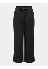 only - ONLY Spodnie materiałowe Thyra 15296375 Czarny Comfort Fit. Kolor: czarny. Materiał: bawełna