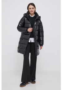 Calvin Klein Jeans kurtka damska kolor czarny zimowa. Kolor: czarny. Materiał: włókno. Sezon: zima #3