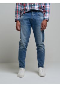 Big-Star - Spodnie jeans męskie loose Colson 258. Okazja: na co dzień. Kolor: niebieski. Styl: casual, elegancki #1